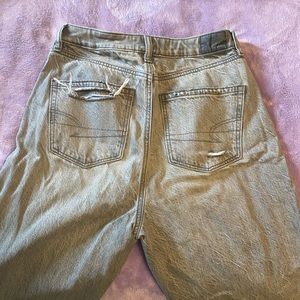 American eagle grey straight leg jeans